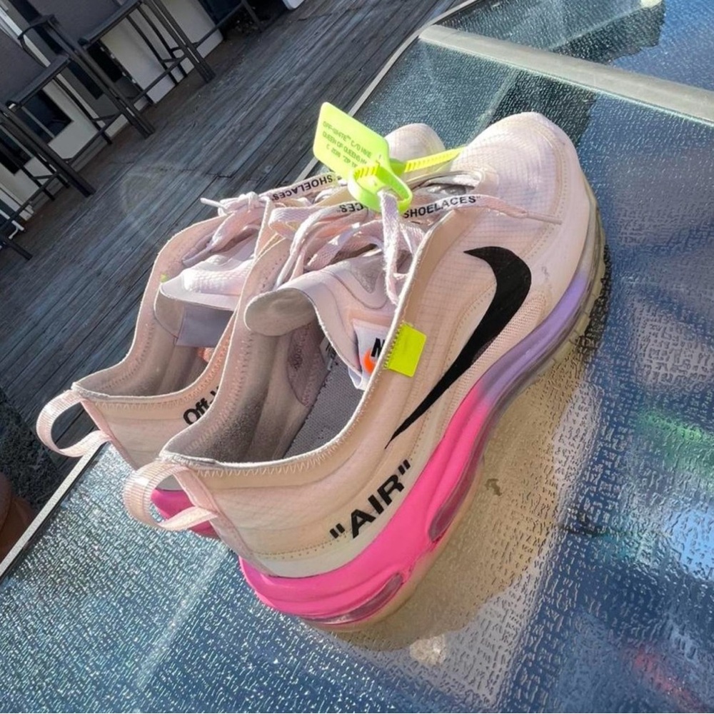 NIKE SERENA WILLIAMS OFF-WHITE AIR MAX 97 OG ‘QUEEN’ SZ 9 MEN